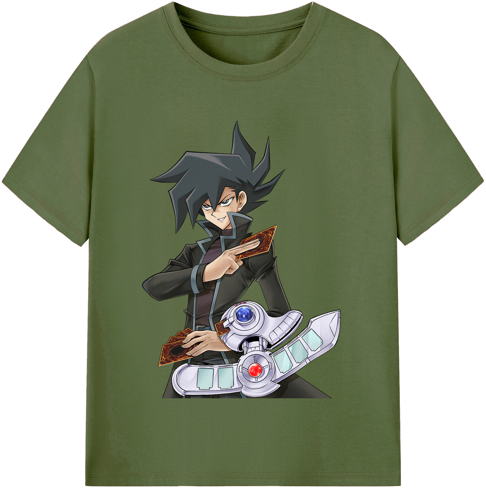 （画像用） 遊☆戯☆王 Yu-Gi-Oh! 綿100％半袖Tシャツ（フロントプリント）